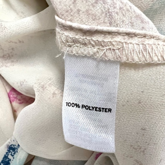 TILDON Kimono sleeves watercolor prints opened dress/ swim cover up boho size S - Picture 9 of 11